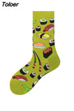 Funny Socks Women &men New 2023 Cute Autumn Winter New Year Santa Claus Christmas Fruit Animal Fish Happy Socks