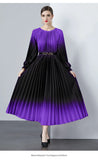 New Women's Dress Dress Oversized Dress Print 100 Folds T-Shirt With T-Shirt Holiday Casual