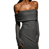 Summer New Sexy Ass Dress Fashion Style Hot Piece Repair Collar Dress
