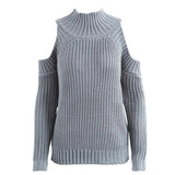 Sweaters Women Autumn & Winter Pullover Sexy Off Shoulder Long Sleeve Woman Sweater Pullovers Fashion Casual Moda Mujer