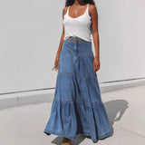 Ins Street Babes Low-Rise Make Old Holiday Cake With Cowboy Dress Women's