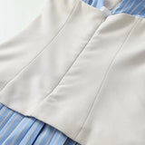 Spring And Summer New Women's Fashion Sexy Silk Splicing Slinged Dress