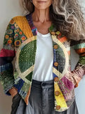 New 3D Printed Women's Cardigan Knitted Jacket Spring Autumn Shirt