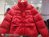 Autumn And Winter New Style Down Jacket Female Short Money Korean Version Standing Collar White With Fashion White Duck Down Small Coat Tide-Outfit