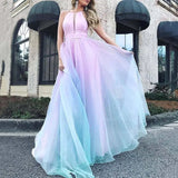 New Women's Printed Dress Sexy Deep V Evening