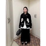 Style Design Workwear Jacket With Temperament Shirt High Waist Shorts Three-Piece