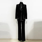 New Star Fashion Scarf Hot Loose Suit Suit Trousers Set Two