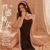 Tiffin Lingerie Autumn New Sexy Mesh Yarn Perspective Lace Hot Pure Teasing Slings Aja Syringe