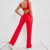 Toloer Sha Hollow Out Beauty Back Onesie Clothing Peach Lift Buttock Sports Fitness Clothing Micro La Conjoined Yoga Suit Onesie-Outfit