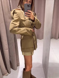 2025 New Fashion Design Sense Single-Dlocked Slimming Pocket Jacket