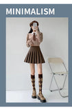 Skirts 100-Fold Skirt Women Autumn And Winter High-Waisted Small College Style Half-Dress Summer Skirt Large Size A Word Thin Lattice