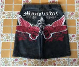 Trend Of Spring And Autumn Street Dark Gotham Haircut Printed Jeans Loose Personality Wide-Legged Trousers-Outfit