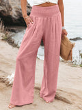 Casual Trousers Style Cotton Distressed For