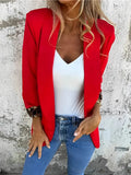 2025 Colored Leopard Stylish Small Suit Jacket