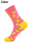 Funny Socks Women &men New 2023 Cute Autumn Winter New Year Santa Claus Christmas Fruit Animal Fish Happy Socks