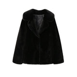 Long Faux Fur Coat-Outfit