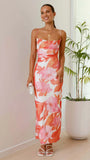 Women's Summer Printed Sleeveless Vest Slings Sexy Body-Body-Cuffed Dress Summer