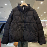 Autumn And Winter New Light Down Jacket Female Short Fashion Foreign Style Loose Stand Collar White Duck Velvet Warm Coat Tide-Outfit