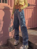 High Rise Washed Boyfriend Jeans-Outfit