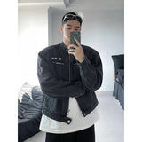 Denim Jacket Men's Senior Sense Handsome Hairstyle Stylist Men's High Street Collar Denim
