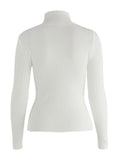 High Neck Jumper Knit Top-Outfit