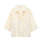 Women's Trousers Series Loose Shirt 2025 New Dessert Summer Fashion