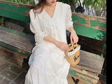 Neck Long Sleeve Pleated Femme Long Dresses lace pink A Line Sexy Vacation Dress Ruffles Vestido