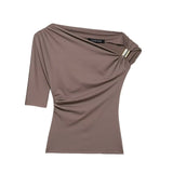 Homemade New Women's Dress Classic Asymmetrical Nylon Top