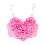 New French Pure-Hearted Unkempt Sling Vest Short