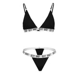 Eaby Three-Point Swimsuit Suit Lady Sexy Beach Bikini