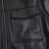 Toloer New Women's Fashion Imitation Leather Pilot Loose Jacket Jacket 874125-Outfit