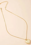 Heart-shaped Pendant Necklace-Outfit