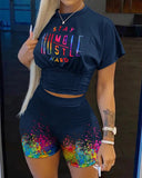 Women's Fashion Printed Short Sleeve