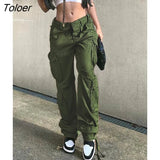 Fashion Baggy Jeans For Women Blue Simpe Casual Low Waist Straight Leg Denim Pants Washed Vintage 90s