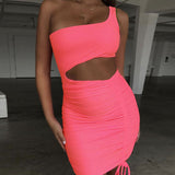 Toloer Summer Sexy Strap Lady Dress Ebay Wrap Buttock Fold Of Women's Dress-Outfit