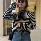 And Winter Tiger Pattern Lantern Sleeve Knitted Cardigan Sweater Short