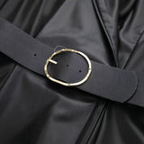 New Women's Suit Jacket Autumn Solid Color Lumbar Imitation Skin Mini