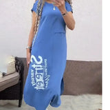 Hot Dress Station Summer Short-Sleeved