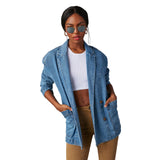 Toloer Retro Light Color Heavy Industry Wash Denim
