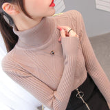 Sweater Women's Autumn And Winter Set-Up Bottom Shirt 2025 New Fashion Knitting