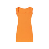 And Summer 2025 New Women's Sexy Night Club Skirt Sleeveless Knitted Bag Sling Dress