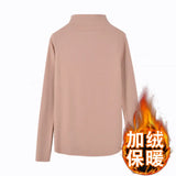 Toloer Turtleneck Bottom Shirt Women Autumn And Winter Pure Color Long Sleeve T-Shirt Women's New Korean Version Slim Slim Versatile