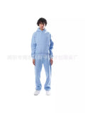 Autumn And Winter New Sweater Suit Sports Leisure LOGO Printed Hooded Sweater Leisure Suit-Outfit