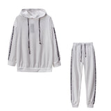 Spring Women's Clothing Hot Fashion Casual Pure Stripe Two Sets Of Sportswear Women's