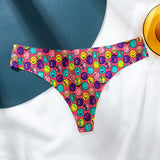 Printed Thong Ice Silk Scarless Trousers Women Cotton Crotch Thin Breathable Invisible Trousers