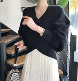 Fall 2022 Women Clothing Women Sweater Pullover Female Knitting Sweaters Skinny Tops Loose Elegant Knitted Outerwear Thin