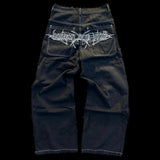 Cargo Jeans Women Y2k New High Waist And Wide Legs Loose And Slim Mopping Jeans Harajuku Casual Joker Straight