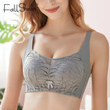 Full Coverage Bra No Wire Push Up Bras for Women Plus Size Brassiere with