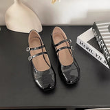 Fairy Style Elegant Temperament Coarse Single Shoes Summer New With Skirts To Increase The Thin And Coarse Heel Mary Treasure