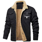 And Winter Men's Jacket With Velvet Cotton Work Clothes Casual Jacket